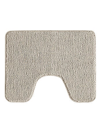 Badmat toilet antislip 50 x 40 cm POLYNESIE taupe 100% polyester Guy Levasseur