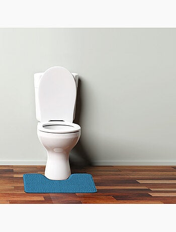 Badmat toilet antislip 50 x 40 cm POLYNESIE taupe 100% polyester Guy Levasseur