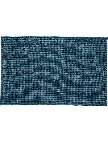 Badmat van chenille antraciet antislip 60 x 180 cm – Guy Levasseur