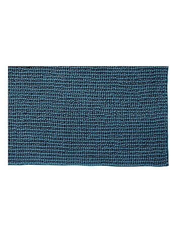 Badmat van chenille antraciet antislip 60 x 180 cm – Guy Levasseur