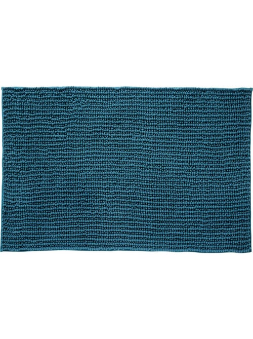Badmat van chenille antraciet antislip 60 x 180 cm – Guy Levasseur - Kiabi Badmat van chenille antraciet antislip 60 x 180 cm – Guy Levasseur - Kiabi