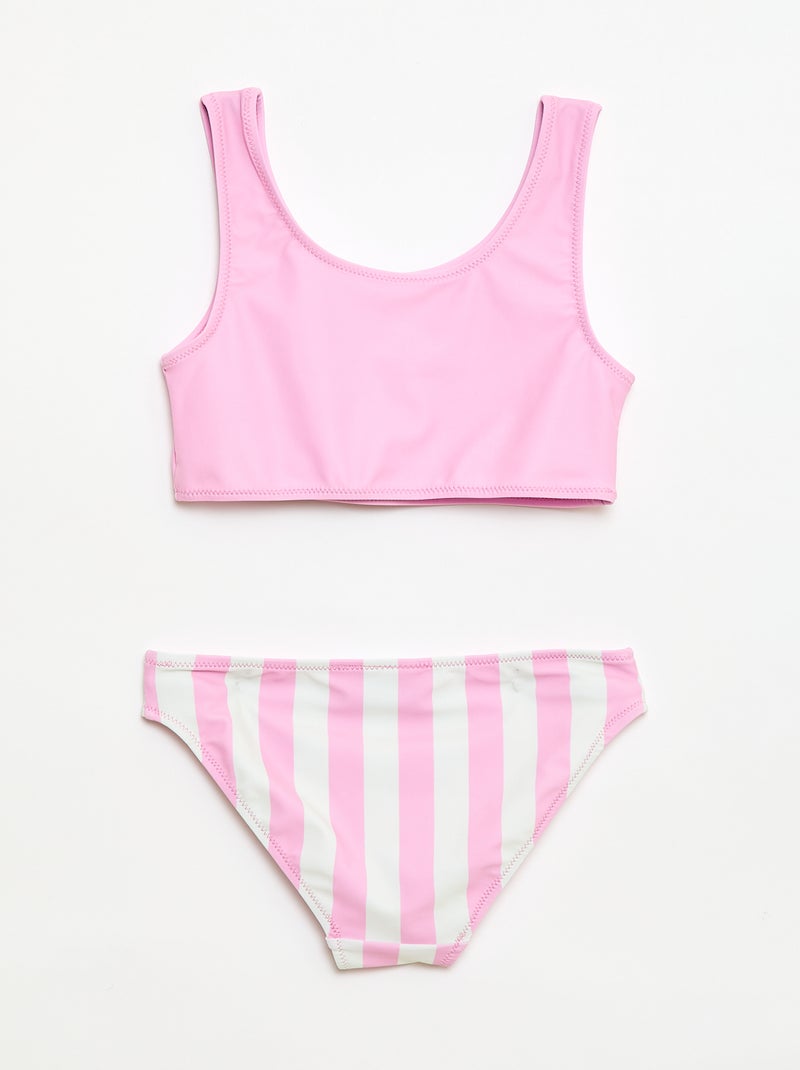 Badpak 'Disney' 'Stitch' - 2-delig Rose - Kiabi