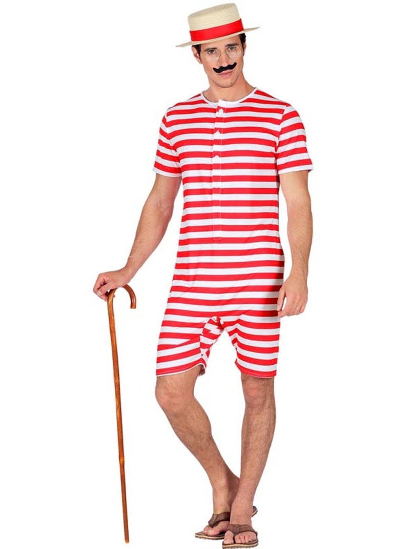 Badpak in retrostijl uit de jaren 50 Multicolor - Kiabi