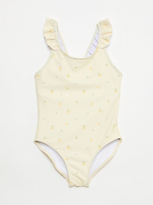 Badpak met all-over tropische print - Kiabi