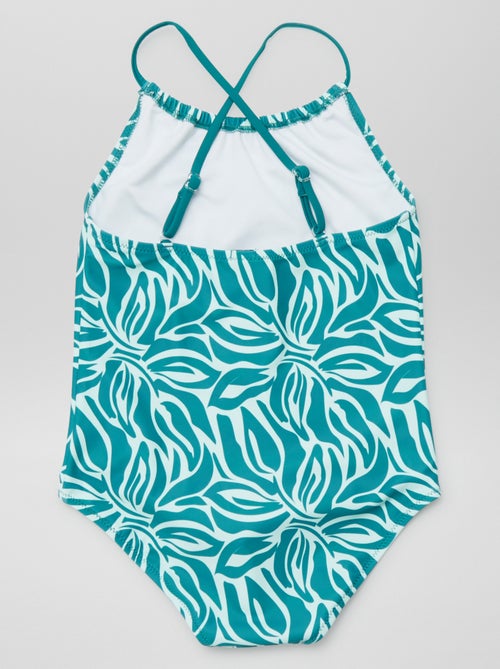 Badpak met bloemenprint - 1-delig - Kiabi