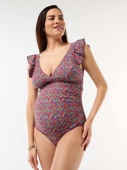 Badpak met bloemenprint - Kiabi