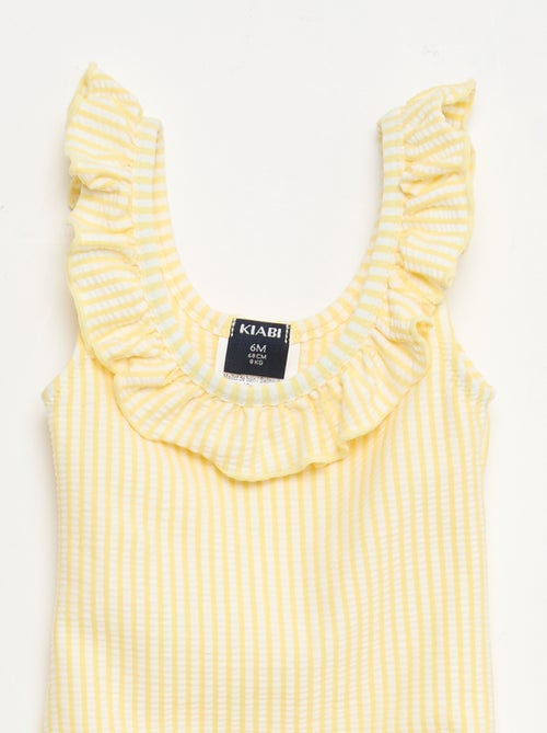 Badpak met ruches - Kiabi