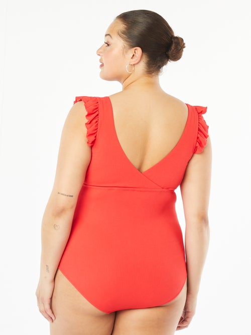 Badpak met ruches - Kiabi