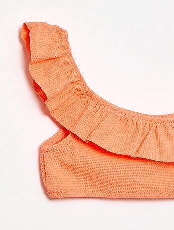 Badpak met ruches van tricot - 2-delig