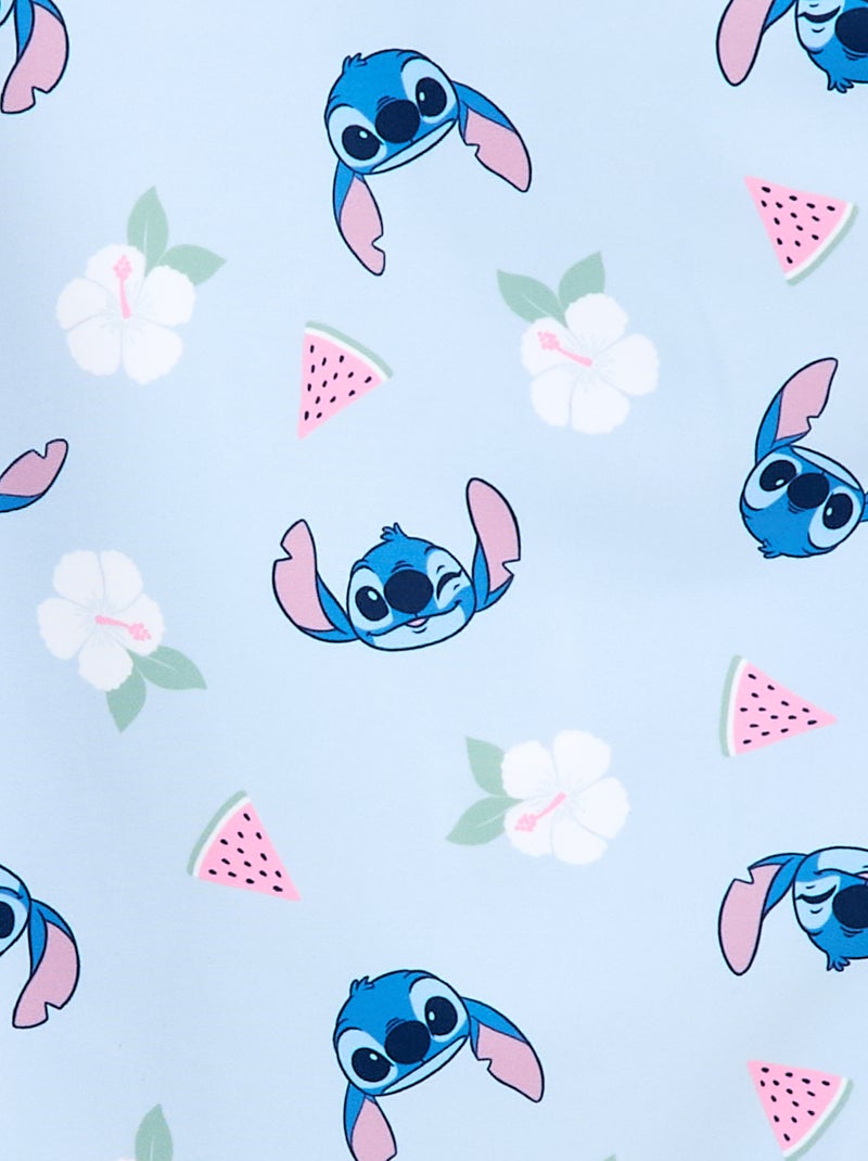 Badpak met 'Stitch & Angel' print 'Disney' - 1-delig Blauw - Kiabi