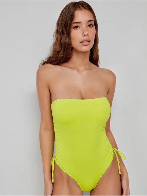 Badpak zonder beugel in fluorescerende kleur - Kiabi