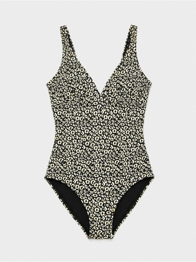 Badpak zonder beugel met dierenprint Multicolor - Kiabi