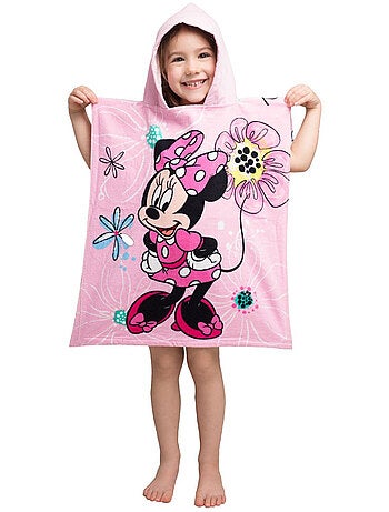 Badponcho met Capuchon Minnie 50x115 cm - Handdoek van katoen