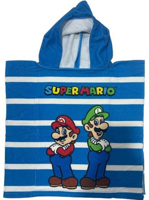 Badponcho met Capuchon Super Mario en Luigi 50x100 cm - Microvezel - Kiabi Badponcho met Capuchon Super Mario en Luigi 50x100 cm - Microvezel - Kiabi