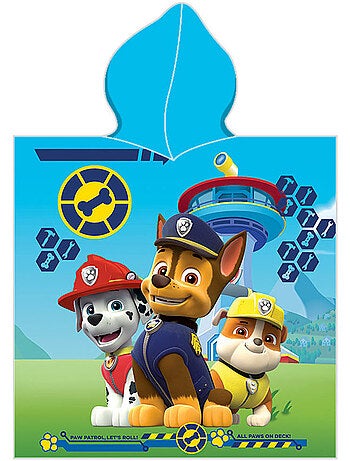 Badponcho met Kap PAW Patrol Brigade 50x100 cm - Microvezel