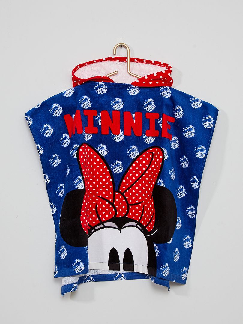 Badponcho 'Minnie Mouse' van 'Disney' blauw - Kiabi