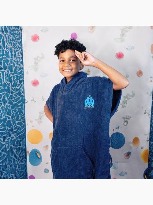 Badponcho voor kinderen van 100% katoen, om logo - Kiabi