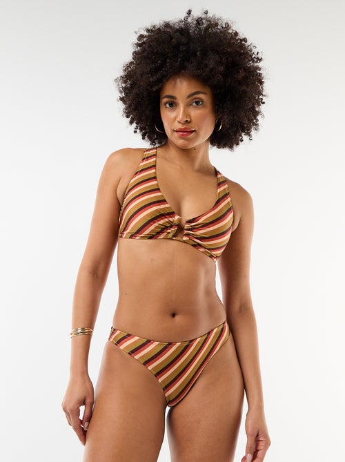 Badslip van bedrukte microvezel - Kiabi