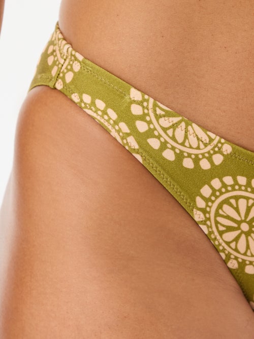 Badslip van bedrukte microvezel - Kiabi