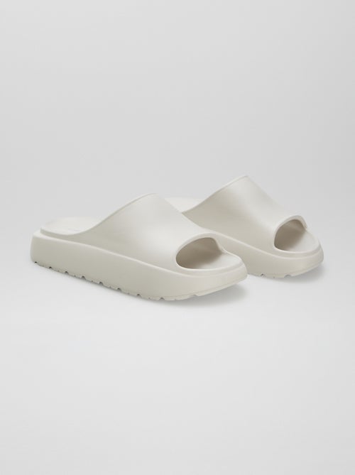 Badslippers met platformzool - Kiabi