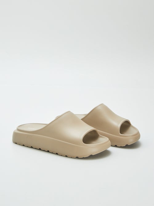 Badslippers met platformzool - Kiabi