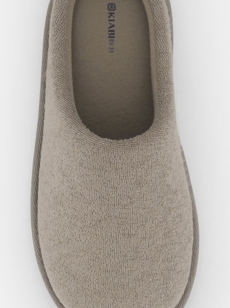 Badstoffen sloffen - slippermodel BIEGE - Kiabi