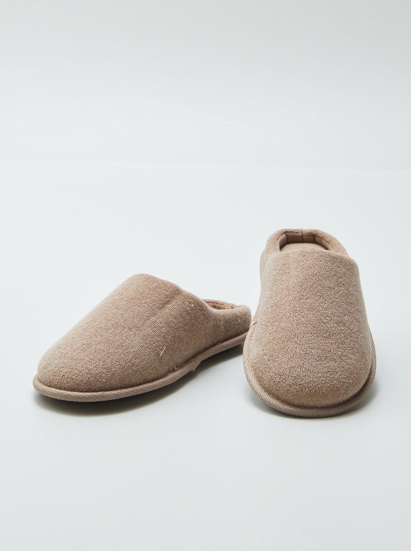 Badstoffen sloffen - slippermodel BIEGE - Kiabi