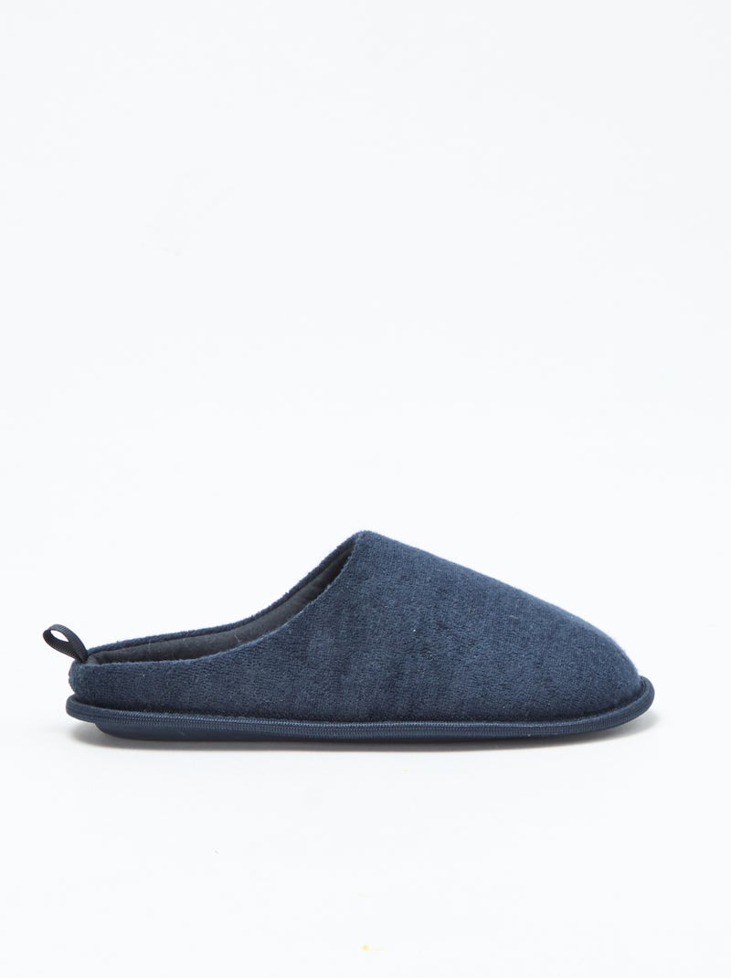 Badstoffen sloffen - slippermodel Blauw - Kiabi