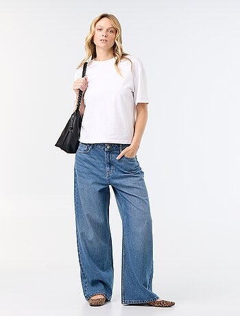 Baggy denim broek