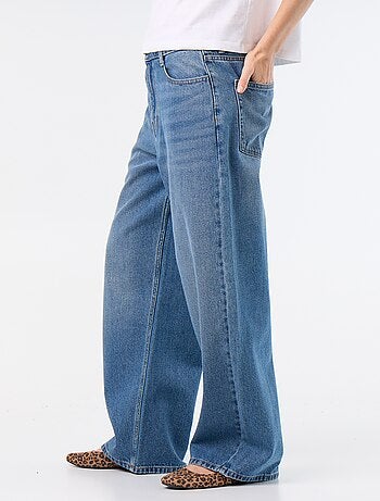 Baggy denim broek