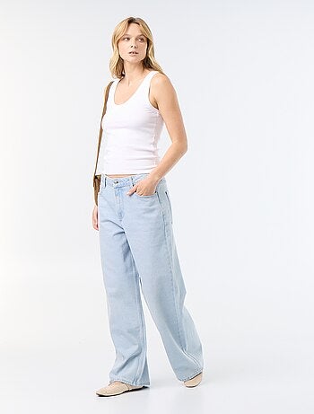 Baggy denim broek