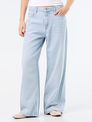 Baggy denim broek
