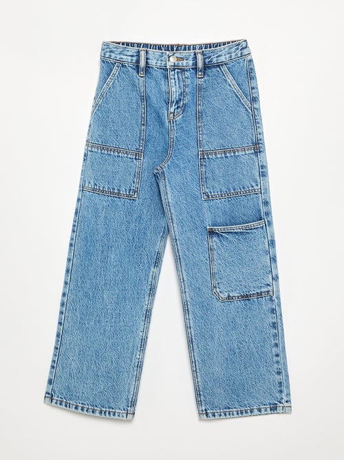 Baggy denim broek - Kiabi Baggy denim broek - Kiabi