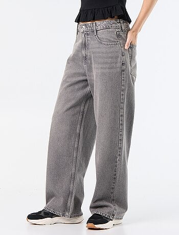 Baggy denim broek