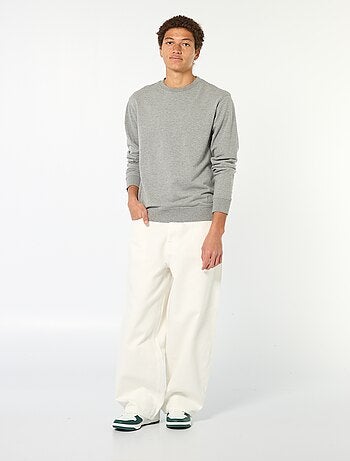 Baggy denim fit en coton