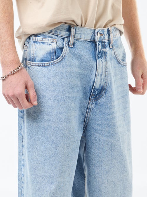 Baggy denim fit en coton - Kiabi