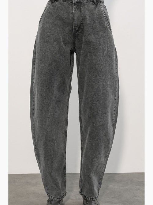 Baggy denim jeans met hoge taille bdart - Kiabi