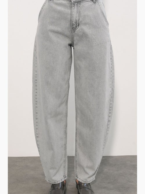 Baggy denim jeans met hoge taille bdart - Kiabi