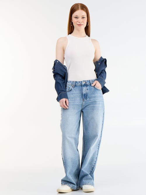 Baggy fit denim broek - Kiabi