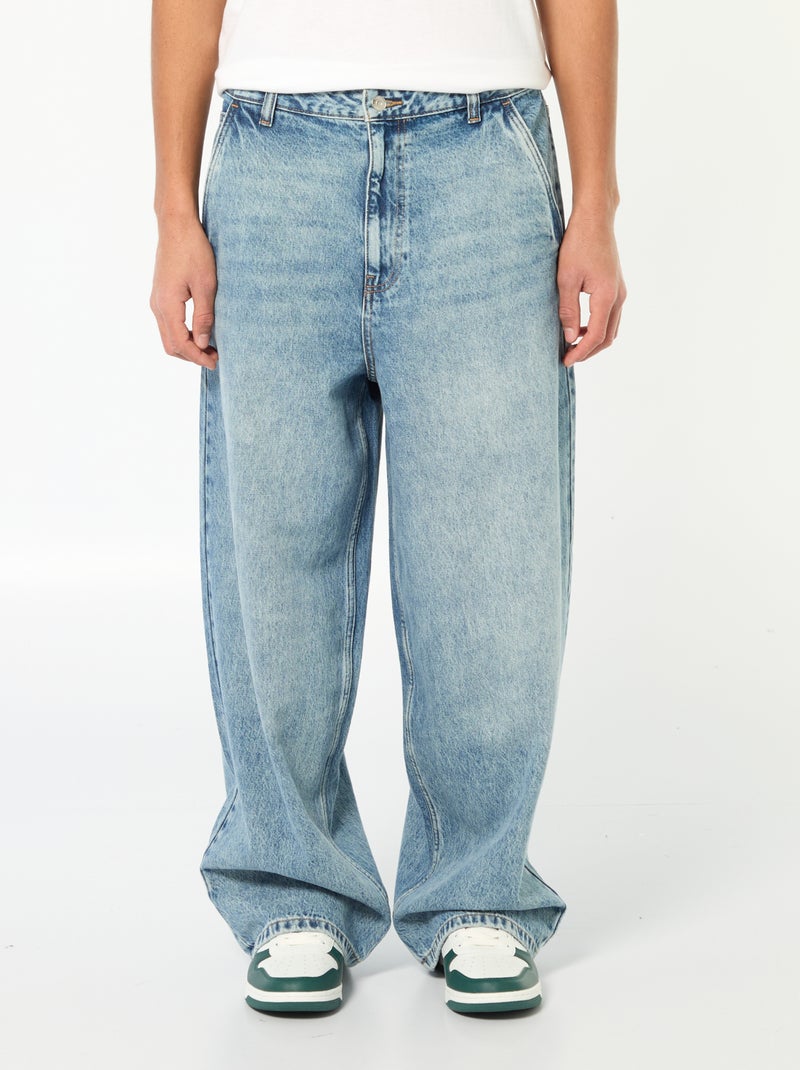 Baggy jeans Blauw - Kiabi