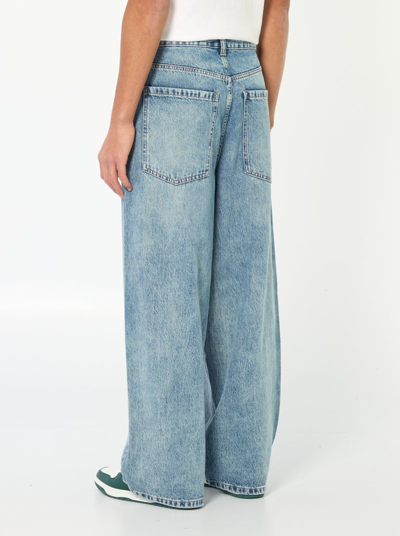 Baggy jeans Blauw - Kiabi