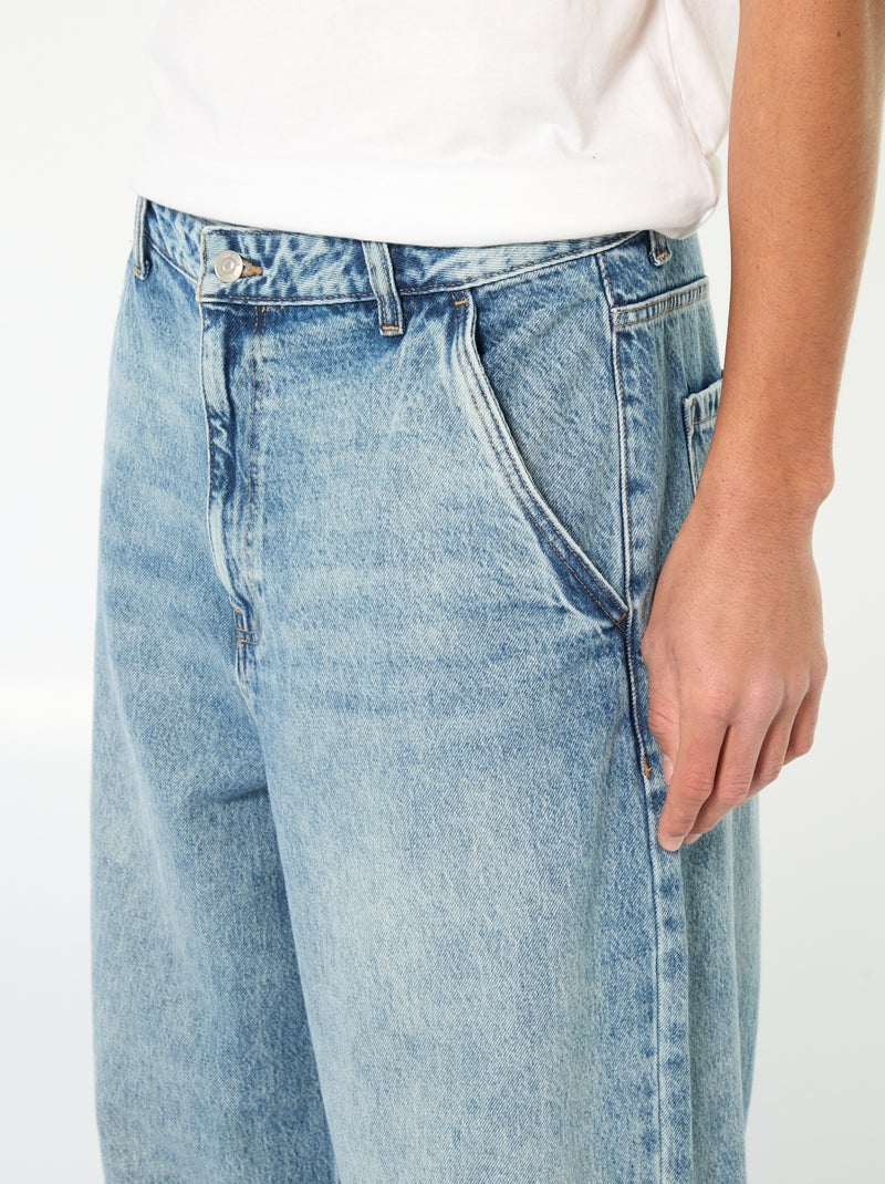 Baggy jeans Blauw - Kiabi