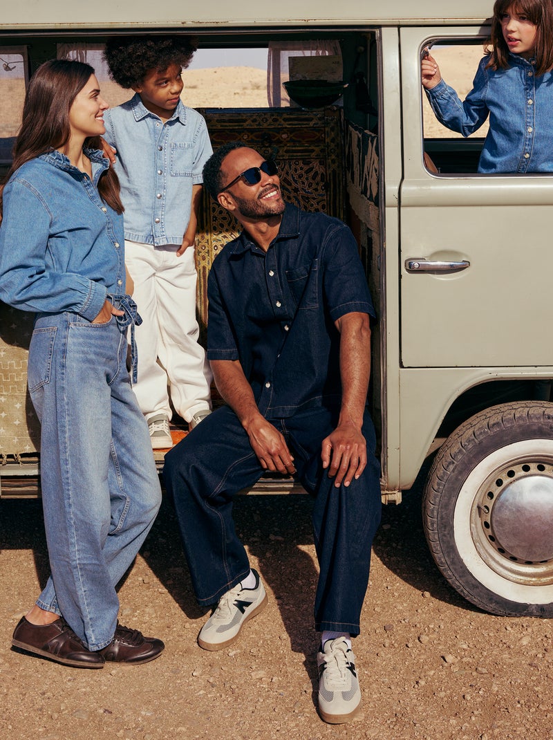 Baggy jeans Blauw - Kiabi