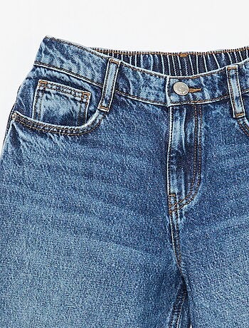 Baggy jeans effen 5 zakken