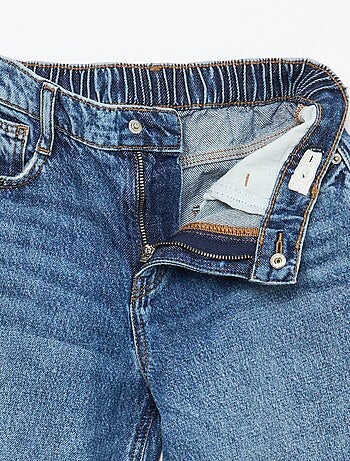 Baggy jeans effen 5 zakken