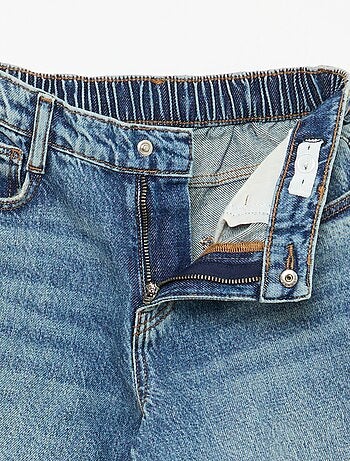 Baggy jeans effen 5 zakken