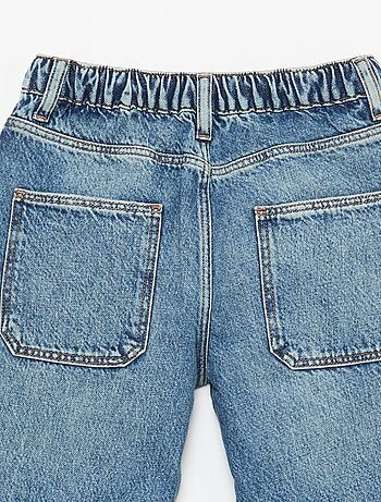 Baggy jeans effen 5 zakken