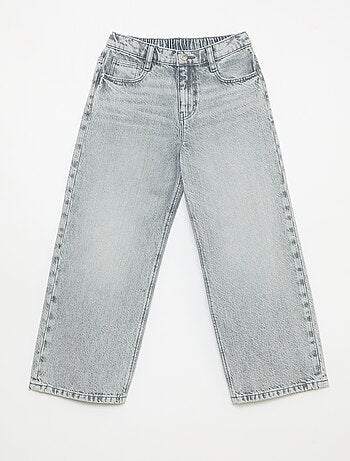Baggy jeans effen 5 zakken