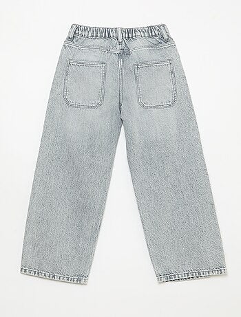 Baggy jeans effen 5 zakken
