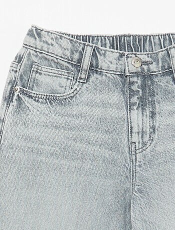 Baggy jeans effen 5 zakken